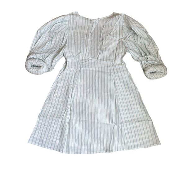 For Love & Lemons Leslie Mini Dress Blue Size M - Picture 8 of 10